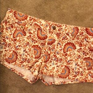 Tory Burch Tropical Floral Shorts Size 31